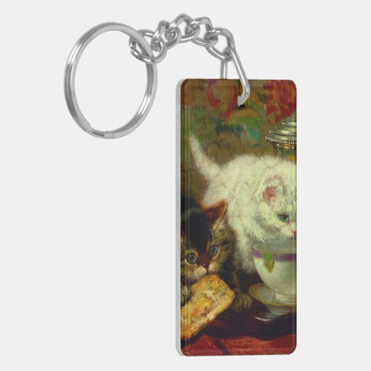 Kittens Tea Party Sleutelhanger (Voorkant Links)