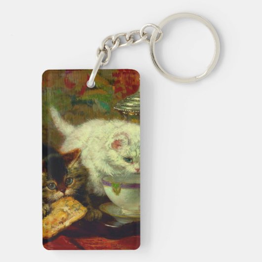 Kittens Tea Party Sleutelhanger (achterkant)