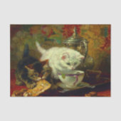 Kittens Tea Party Tissuepapier (Voorkant)