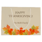 Kittens Thanksgiving Grote Cadeaus Groot Cadeauzakje (Achterkant)