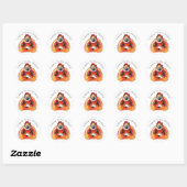 Kittens Thanksgiving Ronde Stickers (Vel)