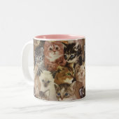 Kittens Tweekleurige Koffiemok (Voorkant links)