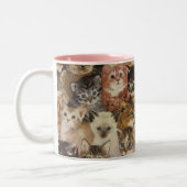Kittens Tweekleurige Koffiemok (Links)