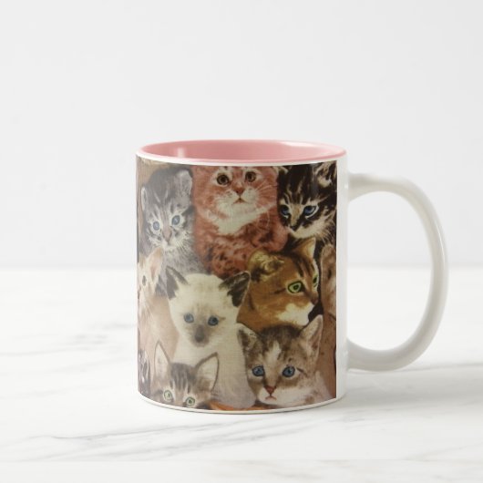 Kittens Tweekleurige Koffiemok (Rechts)
