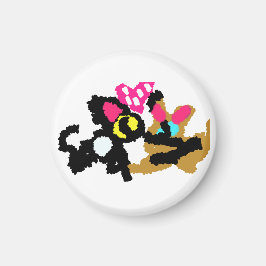 Kittens-Valentijn Magneet