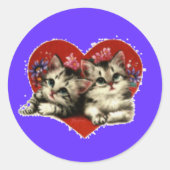 kittens Valentijn sticker