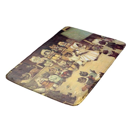 Kittens van een Cat's School, Louis Wain Badmat (Gekanteld)