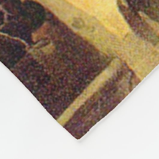 Kittens van een Cat's School, Louis Wain Fleece Deken (Hoek)