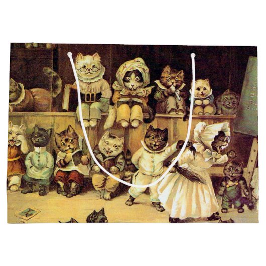 Kittens van een Cat's School, Louis Wain Poster Groot Cadeauzakje (Achterkant)