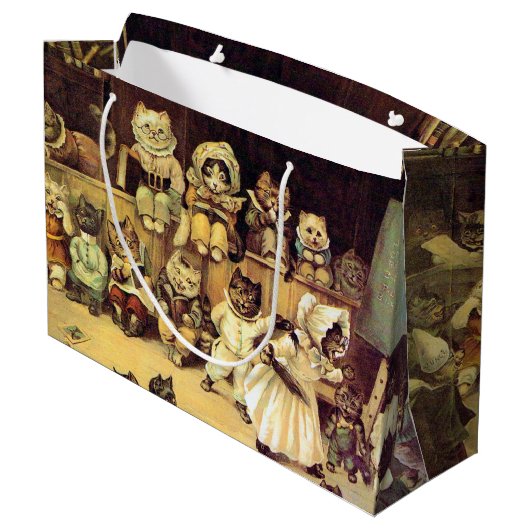 Kittens van een Cat's School, Louis Wain Poster Groot Cadeauzakje (Achterkant Gekanteld)