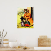 Kittens van Louis Wain naar school Poster (Keuken)