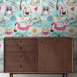 Kittens van Summer Kind's Bedroom Behang