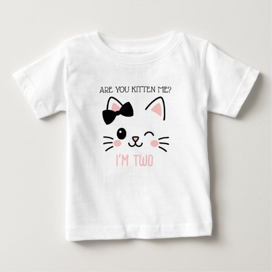 Kittens Verjaardag Custom T-Shirt Peuter (Voorkant)