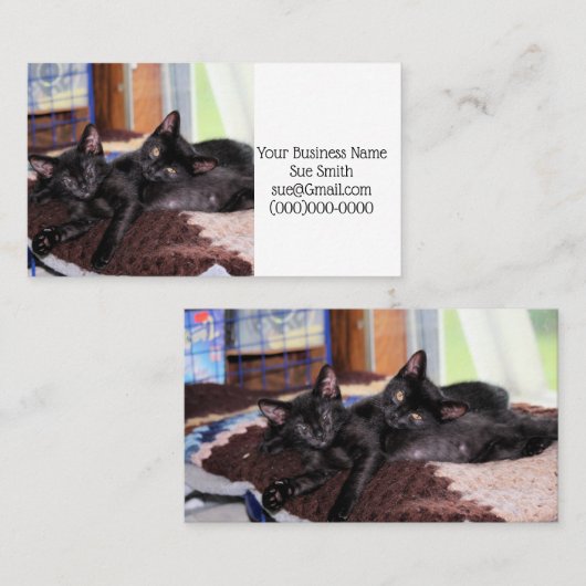 Kittens Visitekaartje (Voorkant / Achterkant)