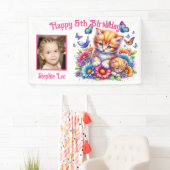 Kittens, Vlinders, Bloemen & Foto Spandoek (Insitu)