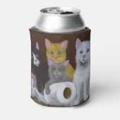 Kittens voor games blikjeskoeler (Blikje Achterkant)