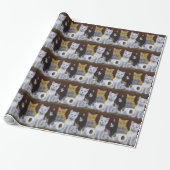 Kittens voor games cadeaupapier (Uitgerold)