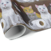 Kittens voor games cadeaupapier (Rol Hoek)