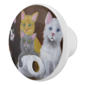 Kittens voor games keramische knop (Rechts)