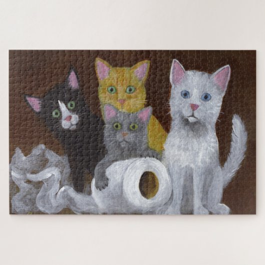 Kittens voor games legpuzzel (Horizontaal)