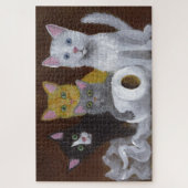 Kittens voor games legpuzzel (Verticaal)