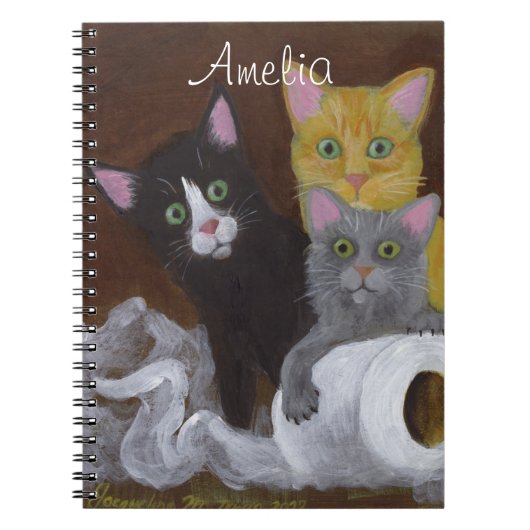 Kittens voor games notitieboek (Voorkant)