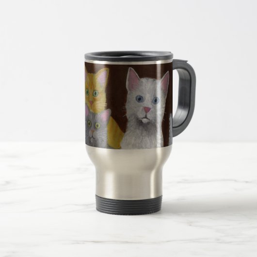 Kittens voor games reisbeker (Voorkant rechts)