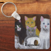 Kittens voor games sleutelhanger (Voorkant)