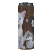 Kittens voor games thermosbeker (Achterkant)