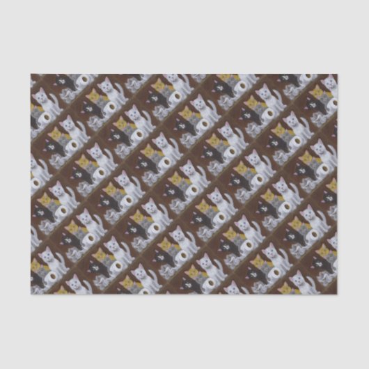 Kittens voor games tissuepapier (Voorkant)