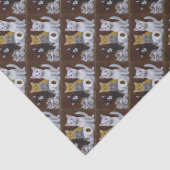 Kittens voor games tissuepapier (Detail)