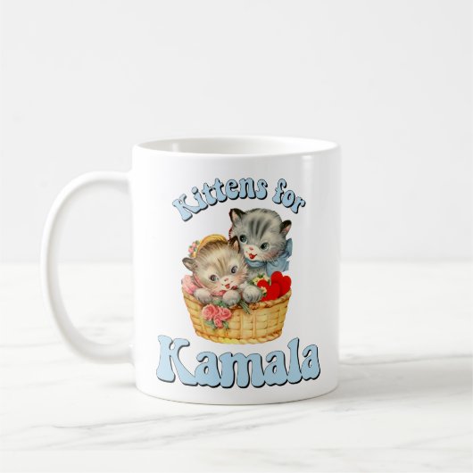 Kittens voor Kamala Koffiemok (Links)