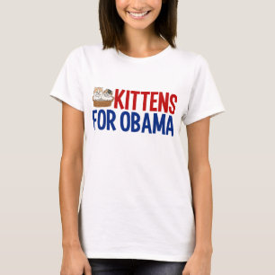 Kittens voor Obama T-shirt