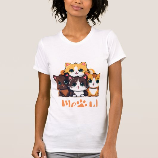 kittens voor T-shirt (Voorkant)