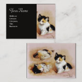 KITTENS wakker worden Visitekaartje (Voorkant / Achterkant)