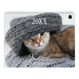 Kittens Wall Calendar - HAMbyWG Kalender