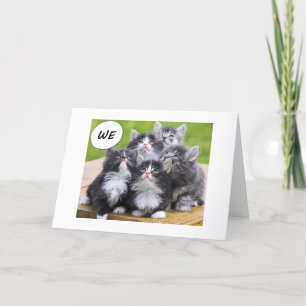KITTENS WILLEN BESTE VRIEND GELUKKIGE VERJAARDAG W KAART
