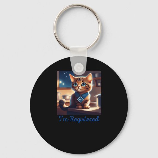 Kittens zijn geregistreerde Stickers Sleutelhanger (Voorkant)