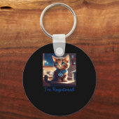 Kittens zijn geregistreerde Stickers Sleutelhanger (Voorkant)