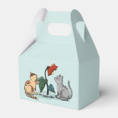 Kittens Zomerpret Bloem Game Bedankdoosjes (Achterkant)