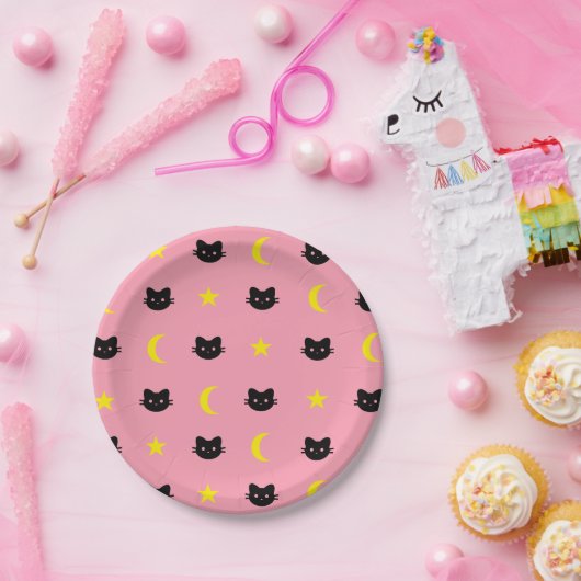 kittensmoon en Borden van stervelpapier Papieren Bordje (Feest)