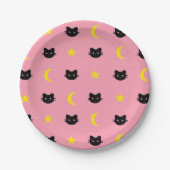 kittensmoon en Borden van stervelpapier Papieren Bordje (Voorkant)