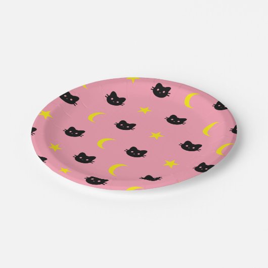 kittensmoon en Borden van stervelpapier Papieren Bordje (Gekanteld)