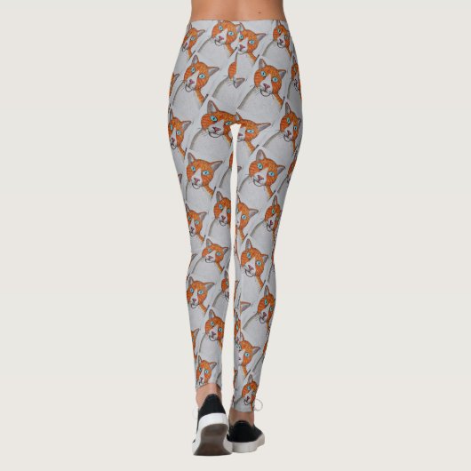 kittenspatroon Leggings (Achterkant)