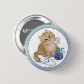 Kittenspel Ronde Button 5,7 Cm (Voorkant /achterkant)