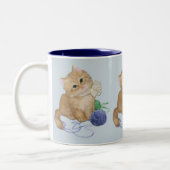 Kittenspel Tweekleurige Koffiemok (Links)