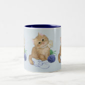 Kittenspel Tweekleurige Koffiemok (Center)