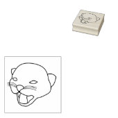#KittensTegenAISlop II Rubberstempel (Gestempeld)
