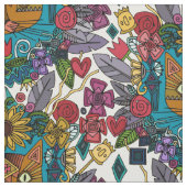 kittentuin stof (Swatch)