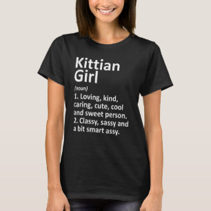 Kittian Girl Saint Kitts en Nevis Country Road T-shirt